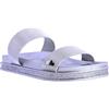 DON ALGODON Mujer - Chanclas para Playa Y Piscina-Sandalias Flip Flop de Goma con Suela Antideslizante Y Diseño Ligero, Donna-Infradito Spiaggia Sandali, Argento, 36 EU