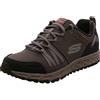 Skechers Escape Plan, Scarpe da Escursionismo Uomo, Brown Grey, 41 EU