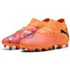 Puma Future 8 PRO Fg/AG Jr - Scarpe da Calcio Unisex per Bambini, Heat Fire Puma Black Ravish, 34.5 EU
