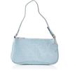 Sookie, Borsa a tracolla con stampa rettile Donna, Azzurro