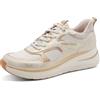 MARCO TOZZI Donna Sneaker morbida soletta Feel Me estraibile morbida fodera interna Alla moda, beige (DUNE COMB), 38 EU
