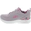 Skechers 149756 Lvmt, Sneaker Donna, Lavanda Mesh Multi Trim, 41 EU