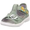 superfit Polly, Pantofole Bimbo 0-24, Verde Chiaro Argento 7500, 19 EU