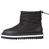 Tommy Jeans Donna Stivali Bassi Padded Flat Boot Foderati, Nero (Black), 36