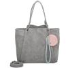 Fritzi aus Preussen Fritzi42N Vintage Shopper Donna in Ecopelle Borsa a Mano Borsa a Spalla Festival Città Vegana Tasca Rimovibile Effetto Vintage 33 x 45 x 18 cm - Nero, Rosa, Marrone, Verde, Grigio, Rosa, Blu, Curry