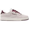 Reebok Donna Club C 85 Sneaker, LUXEGREY/BLACKCHERRY/Chalk, 35 EU, Luxegrey Blackcherry Chalk, 35 EU