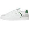JACK & JONES Jfwealing Pu Noos Sneaker da Uomo, White Detail Trekking Green, 41 EU