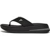 Fitflop Sandali da donna Surff bicolore con fettuccia, Nero, 37 EU