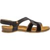 El Naturalista N5819 Panglao, Sandali piatti donna, Nero, 42 EU