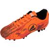 JAKO J-SFG Stepover, Scarpe da Calcio, Neon Orange Jet Black, 33 EU