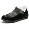 Sorel Pantofole Manawan II, gomma crepe naturale, EVA rimovibile, fodera in pelliccia sintetica, protezione da fango in pelle scamosciata, piedi avvolti da comfort - per uomo