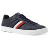 Tommy Hilfiger Uomo Sneakers Icon Court Stripes Profilo Basso, Blu (Desert Sky), 40