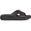 Geox U Spherica Ec6 B, Sandali scorrevoli Uomo, Marrone Scuro, 46 EU
