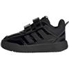 adidas Unisex - Bimbi 0-24 Tensaur Sport 3.0 Infants Shoes, Core Black/Black, 21 EU