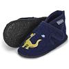 Sterntaler Pantofole Dino, Scarpe da Neonato Bimbo 0-24, Blu Marino, 20 EU