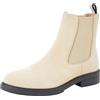 BOSS Vanity_ChBootie_SD, Stivaletto Donna, Light Beige, 39 EU