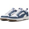 Puma Rebound V6 Low, Sneaker Unisex - Adulto, White Dark Indigo Gum, 37.5 EU
