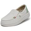 HEYDUDE Hey Dude Misty Rise, Loafers Donna, Azure White, 42 EU