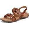 Vionic Sandali piatti da donna Reese, Pelle di vitello., 41 EU Weit
