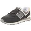 New Balance 574 Black/Pink Uomo, EU 44