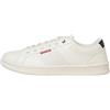 Jack & Jones Jfwlennox Pu Sneaker, da Uomo, Bianco, 46 EU, Bianco, 46 EU
