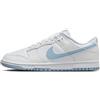 Nike DV0831 Nike Dunk Low Retro Uomo, White/LT Armory Blue-Summit White EU 40.5