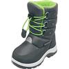 Playshoes Winter-bootie, Stivali da Neve Unisex - Bambini e ragazzi, Verde Per Allacciare, 20/21 EU