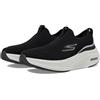 Skechers Go Run Elevate 2.0 Cadena Sneaker Donna, Nero/Grigio, 6.5 Wide