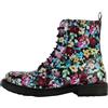 Geox J ECLAIR GIRL D - Stivaletto, BLACK/MULTICOLOR,