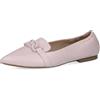 CAPRICE Ballerine da Donna in Pelle a Punta, Rosa (Lt.Purple Perl), 38,5 EU