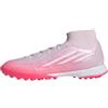 adidas Donna F50 Sparkfusion League Mid Cut Turf Football Womens Shoes, Solar Turbo/Ftwr White/Distilled Pink, 45 1/3 EU