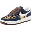 Nike IB3674-400 Air Force 1 '07 Donna, Obsidian/Sail-Baroque Brown EU 36.5