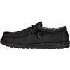 HEYDUDE Hey Dude Wally Stretch Canvas - Scarpe Uomo Slip-On - Mocassini, Black, 41