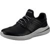 Skechers Delson 3.0 Ezra, Scarpe da ginnastica Uomo, Black Leather, 43 EU