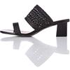 find. FIND Two Band Woven Sandal - Sandali punta aperta Donna, Nero (Black Black), 40 EU