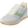 PANTOFOLA D'ORO 1886 Sneakers Uomo SNEAKERBALL R Vitello/Suede/Tech Denim/Bianco/Verde/Giallo Suola H/W [Taglia: EU 40]