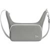 Travelon Borsa a tracolla unisex antifurto, The Voyages East/West, granito, 24,8 cm L x 15,2 cm H (centro) x 25,4 cm H (ala) x 12,1 cm P, Granite, 9.75 W x 6 H (center) x 10 H (wing) x 4.75 D