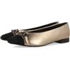 GIOSEPPO Ballerine in Pelle Metallizzata Davide