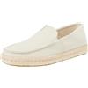 TOMS Alonso Loafer Rope, Mocassino Basso Uomo, Fog Heritage Canvas/Suede, 46 EU