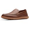 Clarks Flexway Step, Mocassino Uomo, Marrone, 42 EU