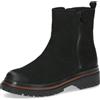 CAPRICE Stivaletti da donna in pelle con cerniera, Nero (Black Nubuc), 40 EU