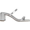 BY Far Tanya, Pompa Donna, Argento, 39 EU Stretta