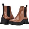 GUESS Hestia - Stivali da combattimento da donna, marrone e nero, 37 EU
