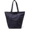 Amazon Essentials Borsa Tote da Viaggio Extra Large Ideale per Brevi Soggiorni Donna, Stampa Animalier Nera, Taglia unica