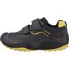 Geox J New Savage Boy A, Scarpe Bambini e ragazzi, Blu/Giallo (Navy/Ochreyellow), 25 EU