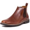Deer Stags Rockland Memory Foam Dress Casual Comfort Boot Chelsea Stivali, Legno rosso marrone scuro, 44 EU