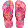Havaianas Kids Flores Bambine e ragazze FlipFlop Pink Flux/Pink Gum 23 EU