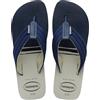 Havaianas Urban Print Uomo FlipFlop White Blue Indigo 37 EU