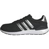 adidas Donna Run 60S 4.0 Shoes, Core Black/Silver Metallic/Cloud White, 38 EU