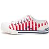 Rocket Dog Jazzin Sneaker comode in Schiuma e Tessuto in Pile, Rosso/Blu Navy., 41 EU
